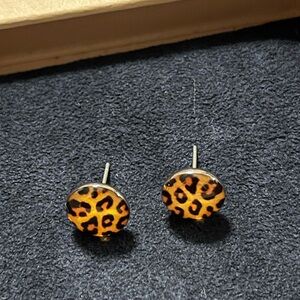 Cheetah Stud Earrings